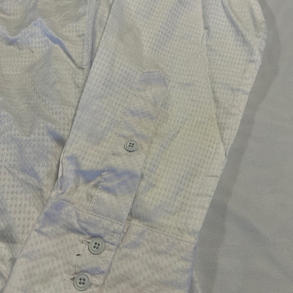 NEW L Buckle J.B. Holt Men's White Long Sleeve Shirt Athletic Fit Large Lightwei - Picture 10 of 10